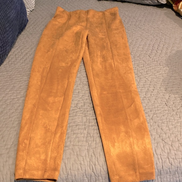 LOFT Pants - Loft tall faux suede leggings, NWOT